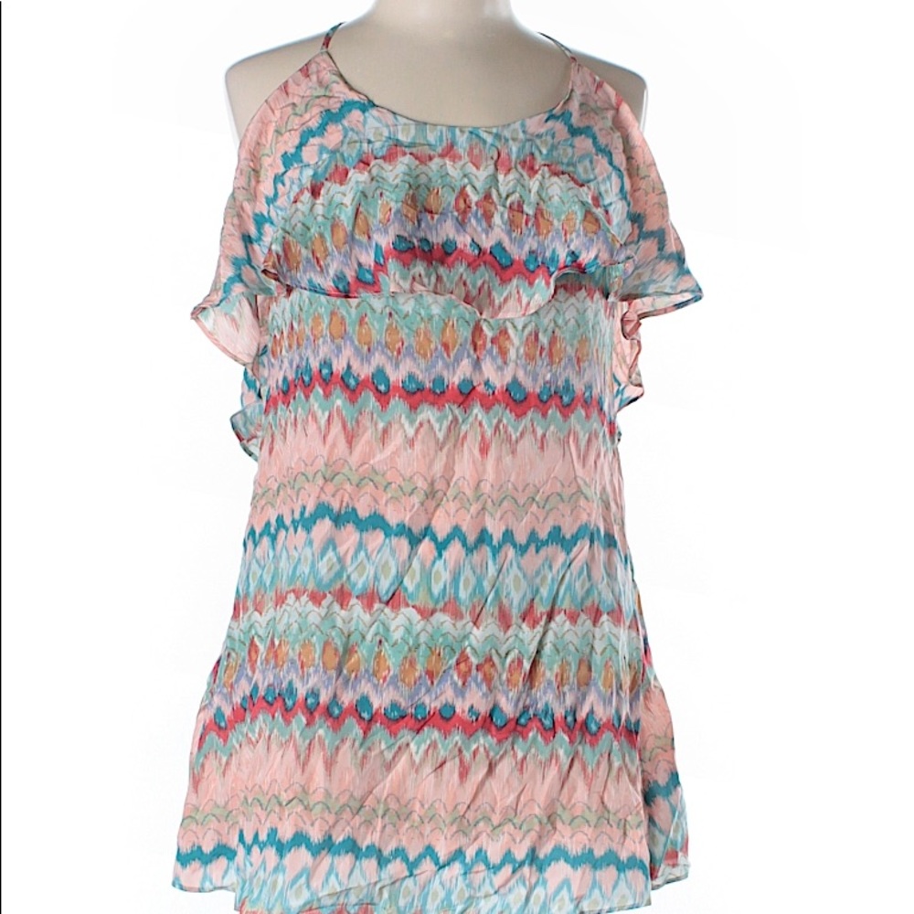 Threads 4 Thoughts Printed Low Back Mini Dress - image 3